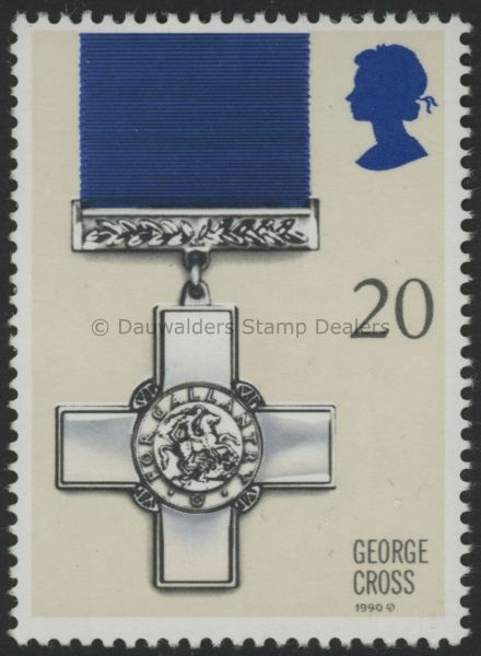 SG1518 20p George Cross 1990 Medals