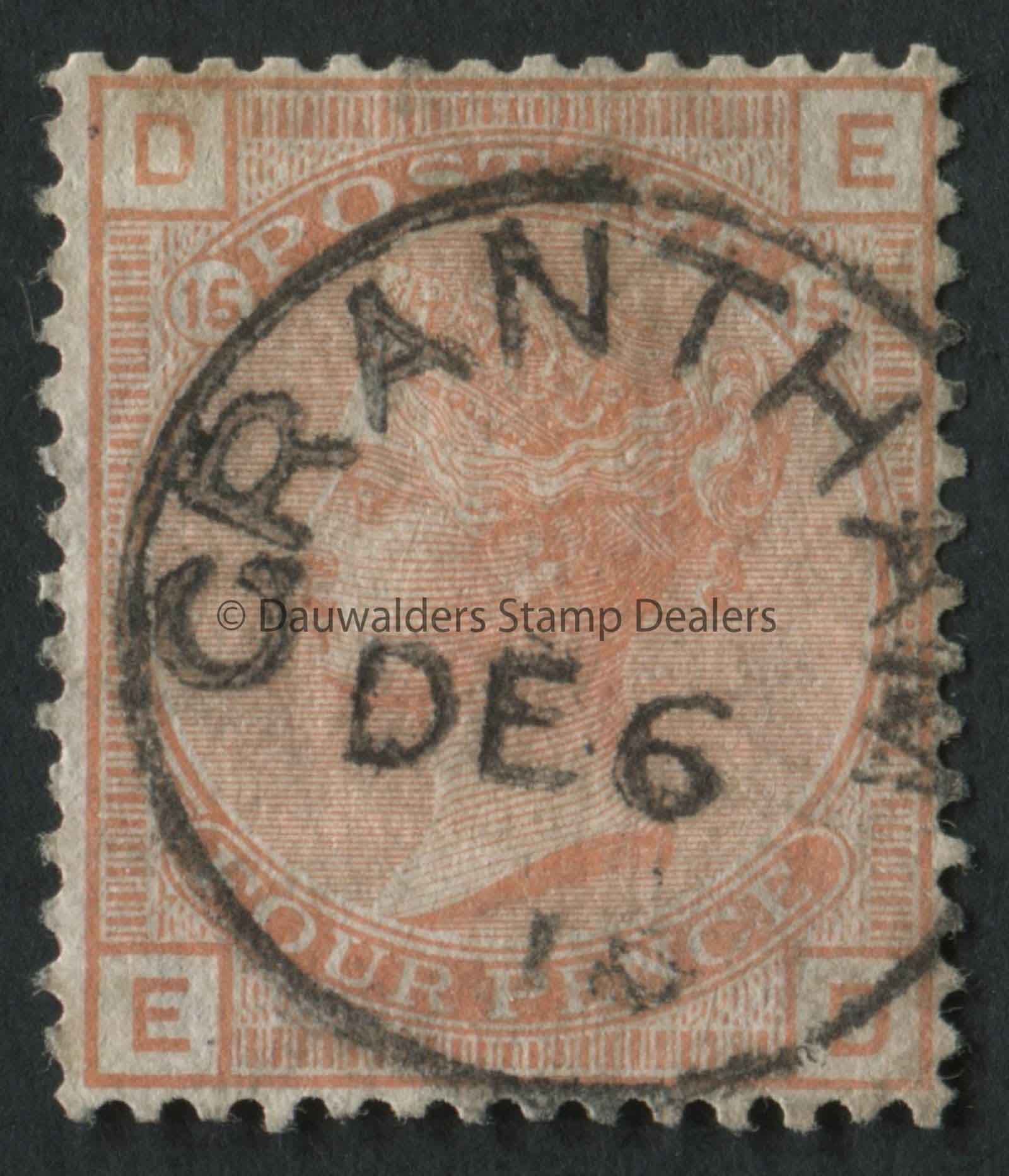 SG152 4d Vermillion Plate 15