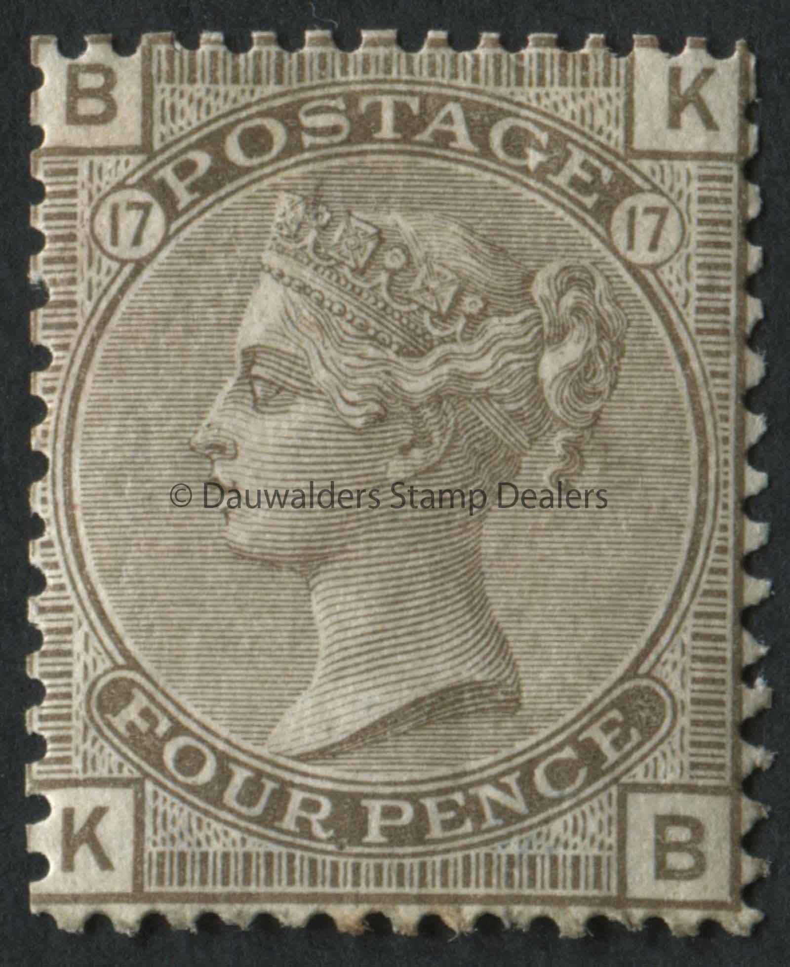 SG154 4d Grey Brown Plate 17