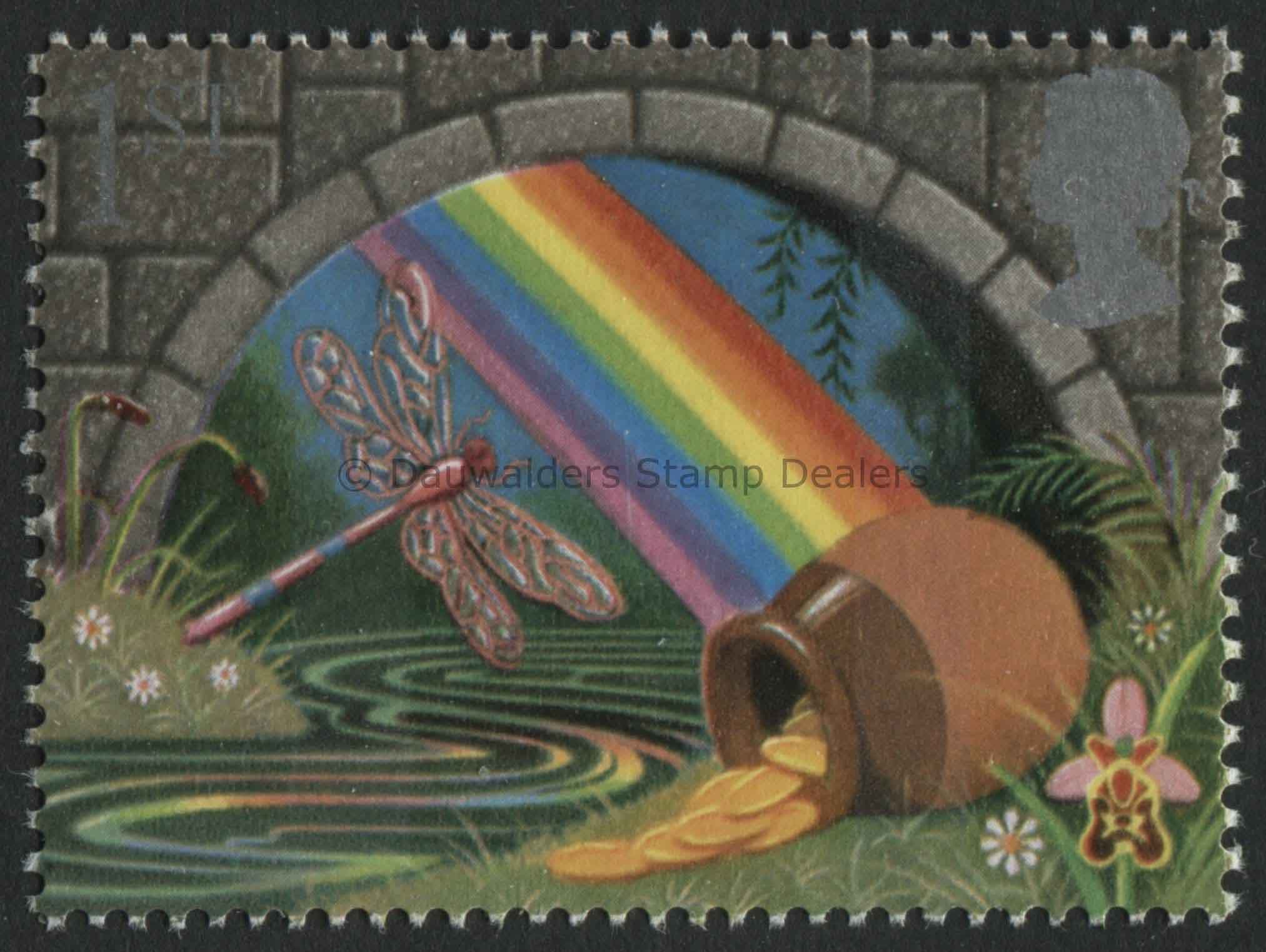 SG1543 Pot of Gold 1991 Greetings Good Luck