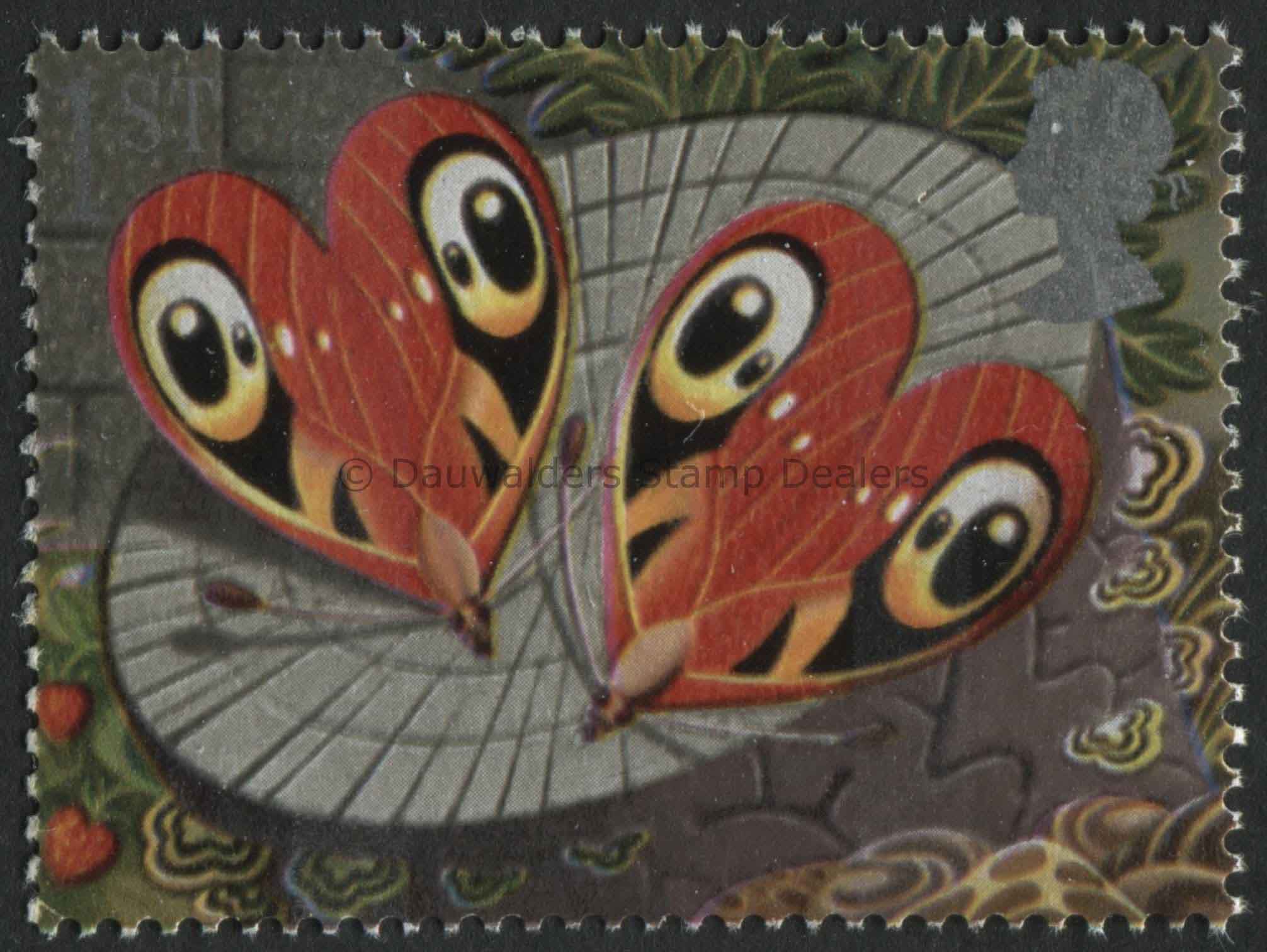 SG1544 Butterlies 1991 Greetings Good Luck