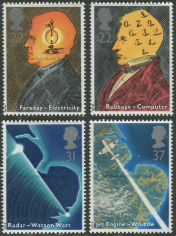 SG1546-1549 Set of 4 1991 Scientific Achievements