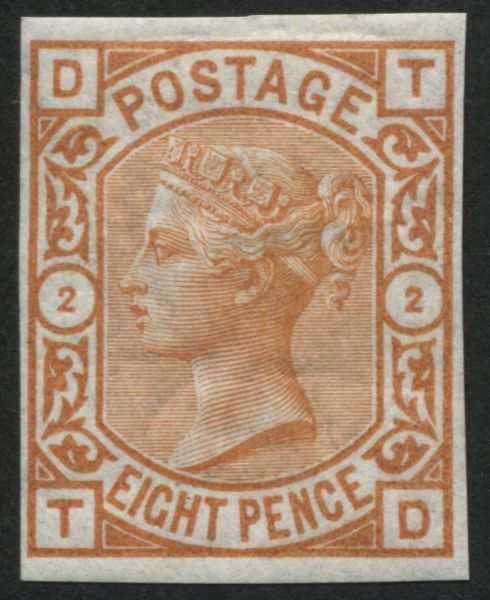 SG156 Plate 2 TD imprimatur, superb fresh mint, SG Cat 11,000