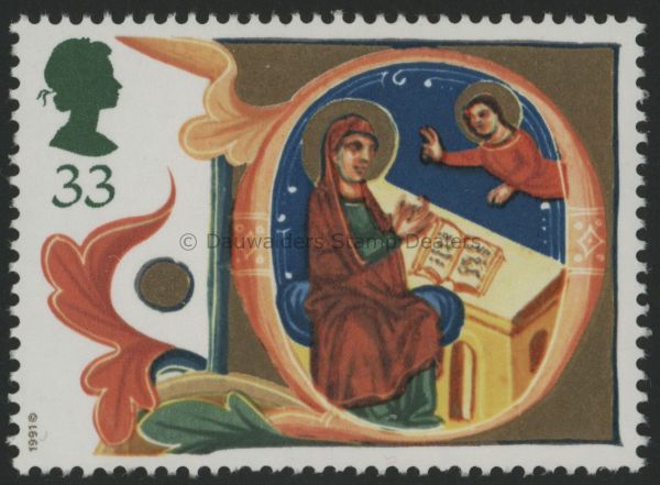 SG1585 33p The Annunciation 1991 Christmas