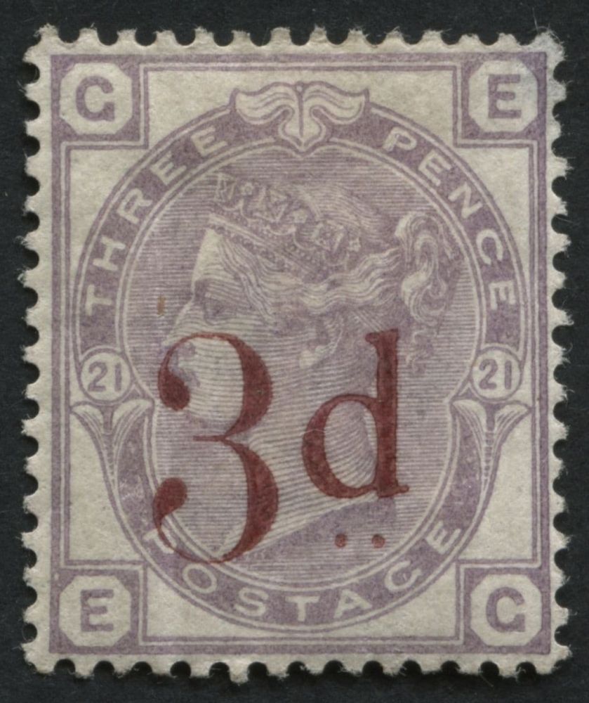 SG159 3d on 3d Lilac, good mint