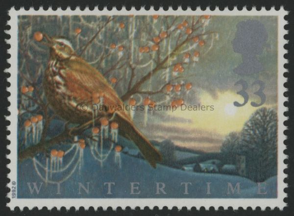 SG1590 33p Thrush 1992 Wintertime