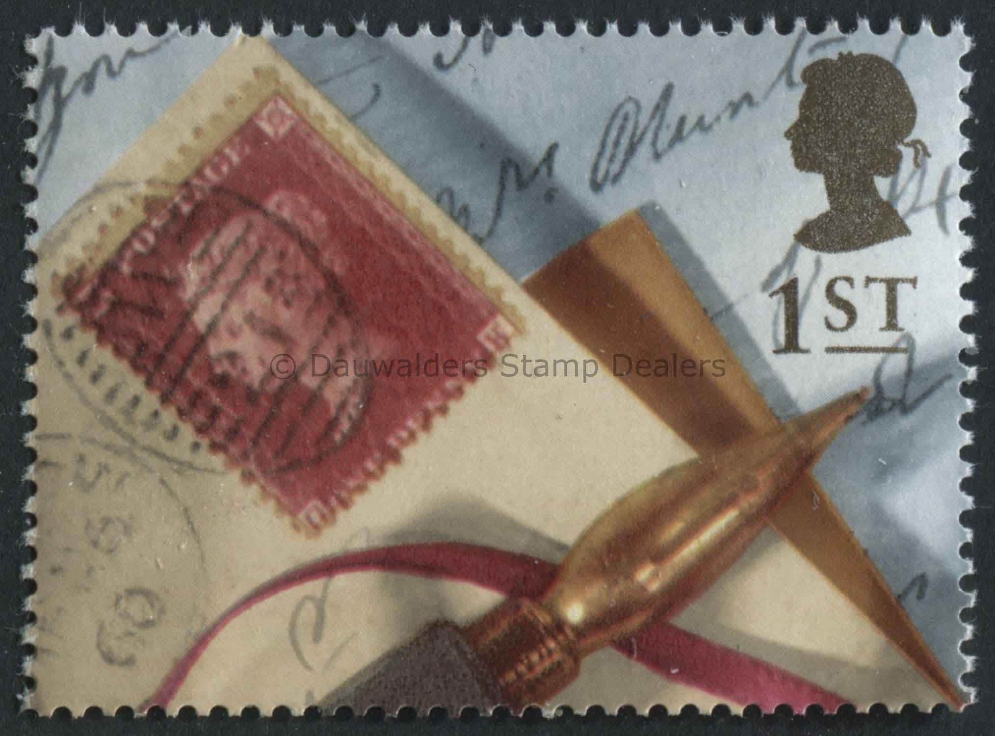 SG1598 1st 1 Penny Red Stamp 1992 Greetings Memories