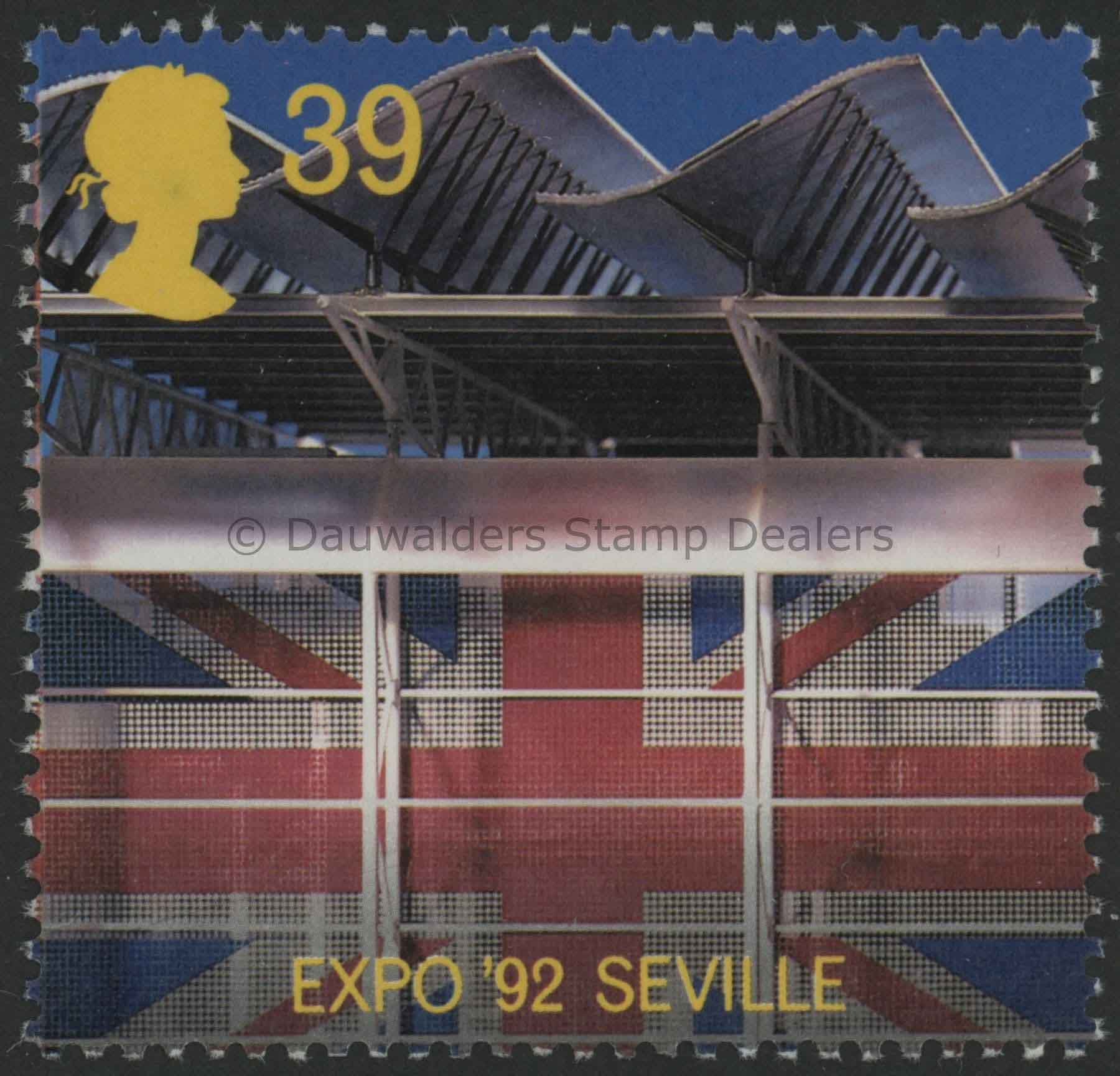 SG1619 39p Expo '92 Seville 1992 Europa 92 (Columbus/Olympics)