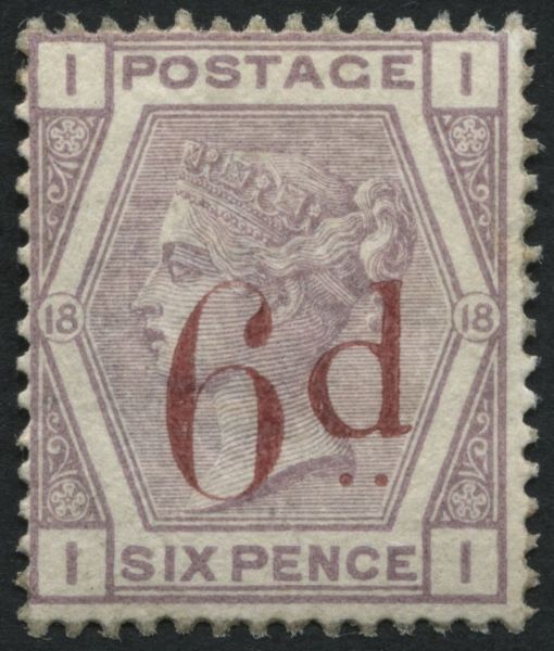 SG162 6d Lilac and Purple plate 18, fine M/M