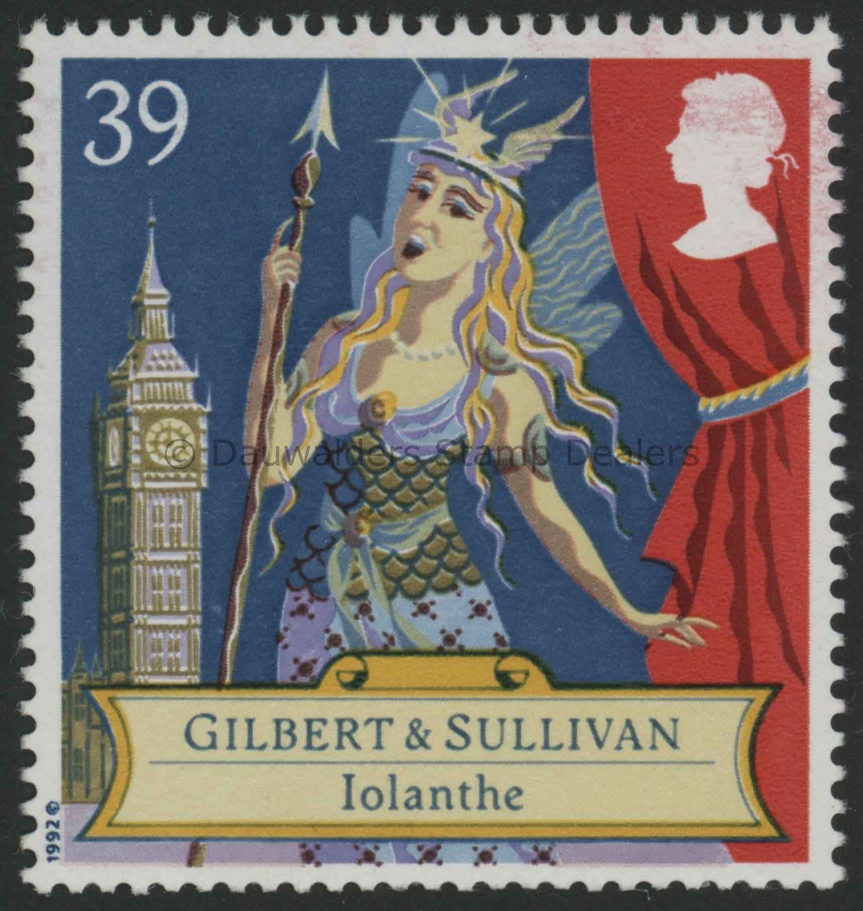 SG1628 39p Iolanthe 1992 Gilbert and Sullivan