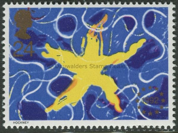 SG1633 24p Multicoloured 1992 Single European Market