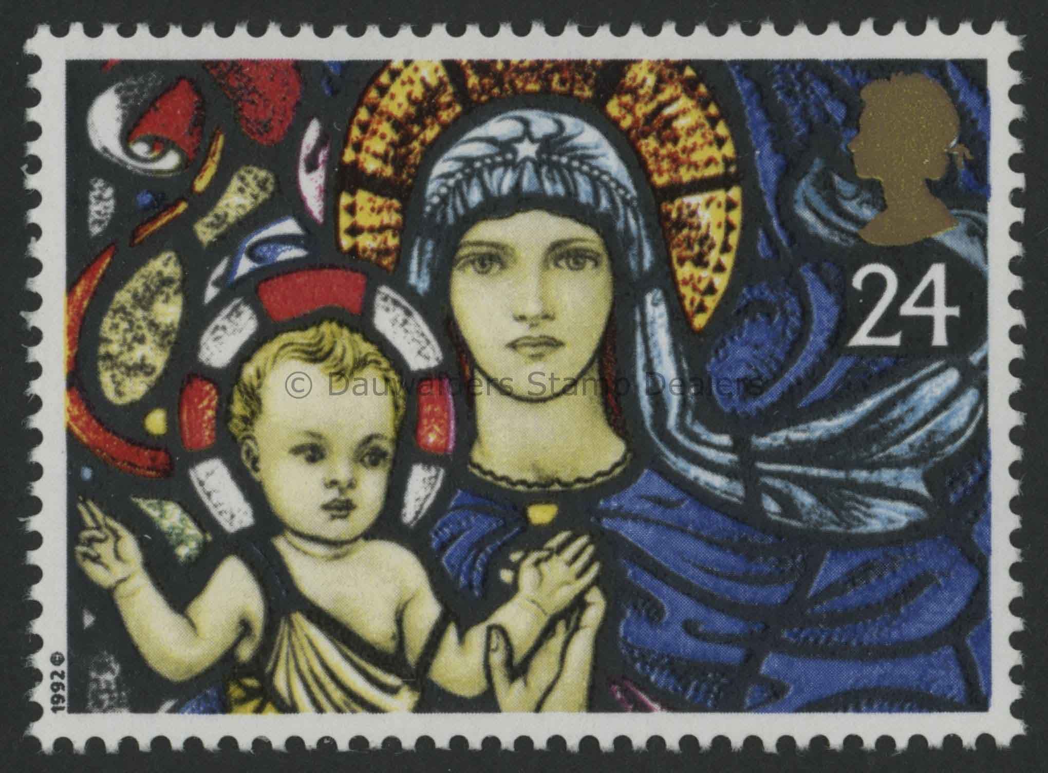 SG1635 24p Mary and Jesus 1992 Christmas