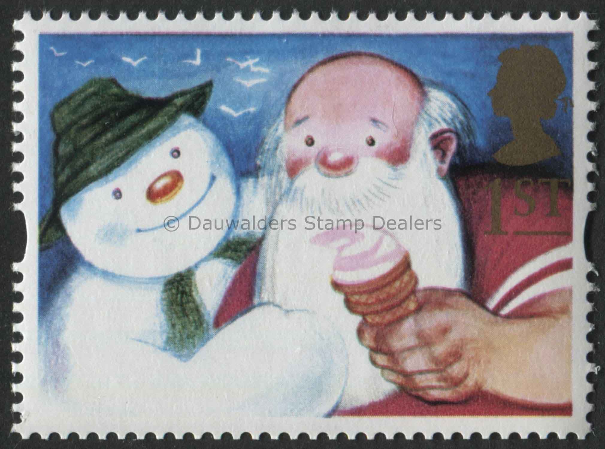 SG1650 1st The Snowman 1993 Greetings Giving