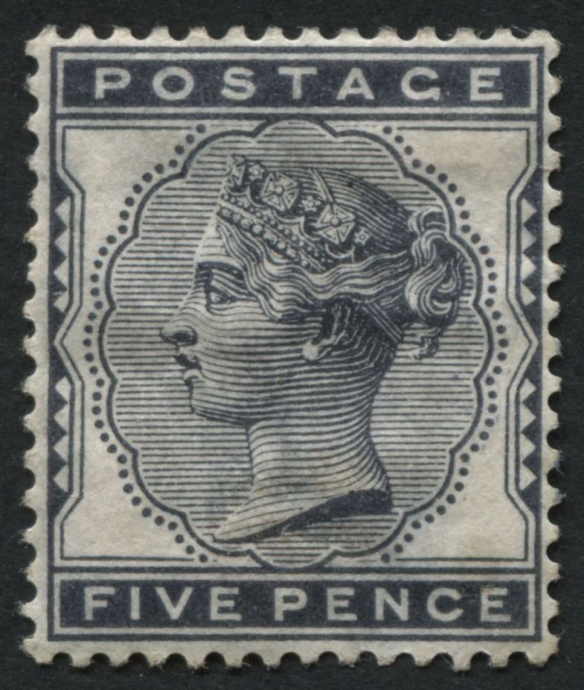 SG169 5d Indigo fine mint facial condition, reverse with light faults