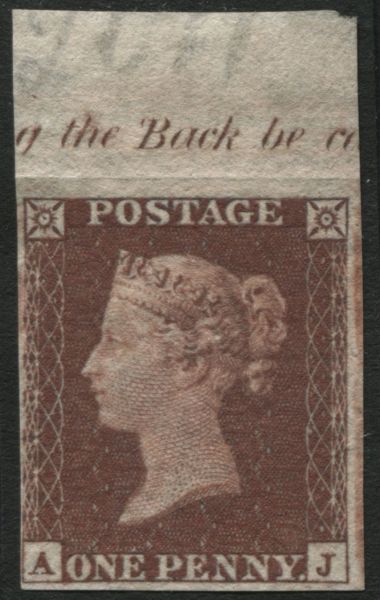 SG17 SpecC1 AJ 1d Red Brown imprimatur plate 204 SG Cat from 1350