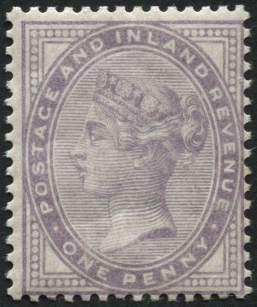 SG171 1d pale Lilac superb centering, mint original gum