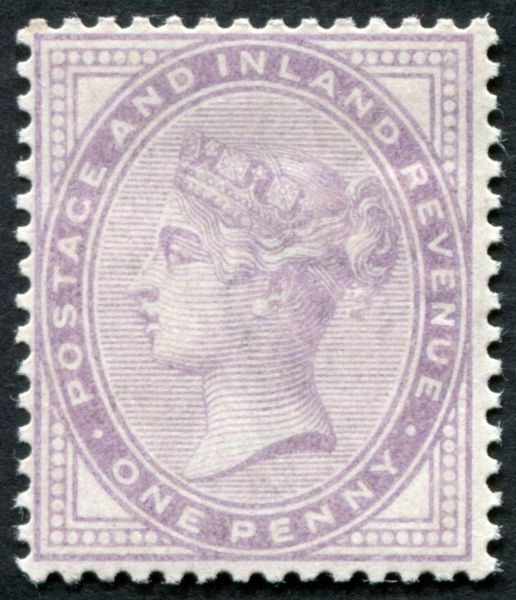 SG171 1d pale Lilac, v fine mint