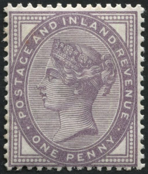 SG172a 1d Bluish Lilac, v fine mint