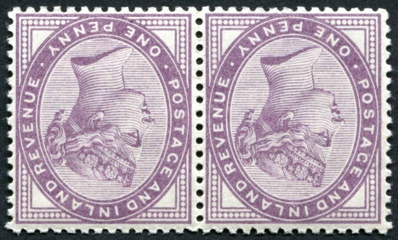 SG172wi 1d Lilac v fine pair, both U/M