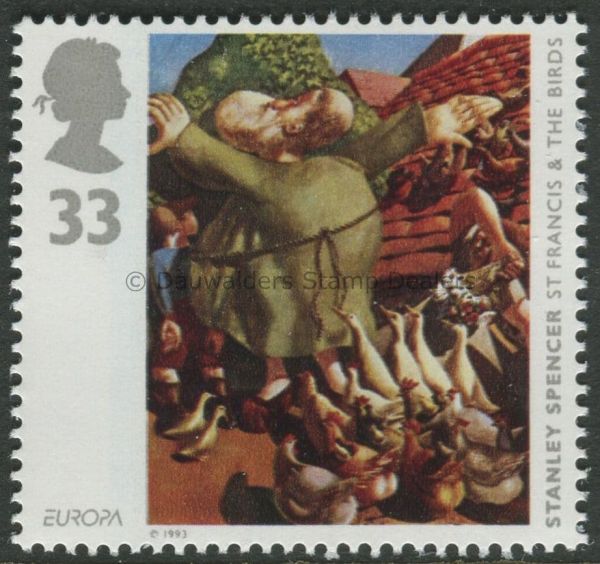 SG1769 33p Stanley Spencer 1993 Europa - Art in 20th Cent.