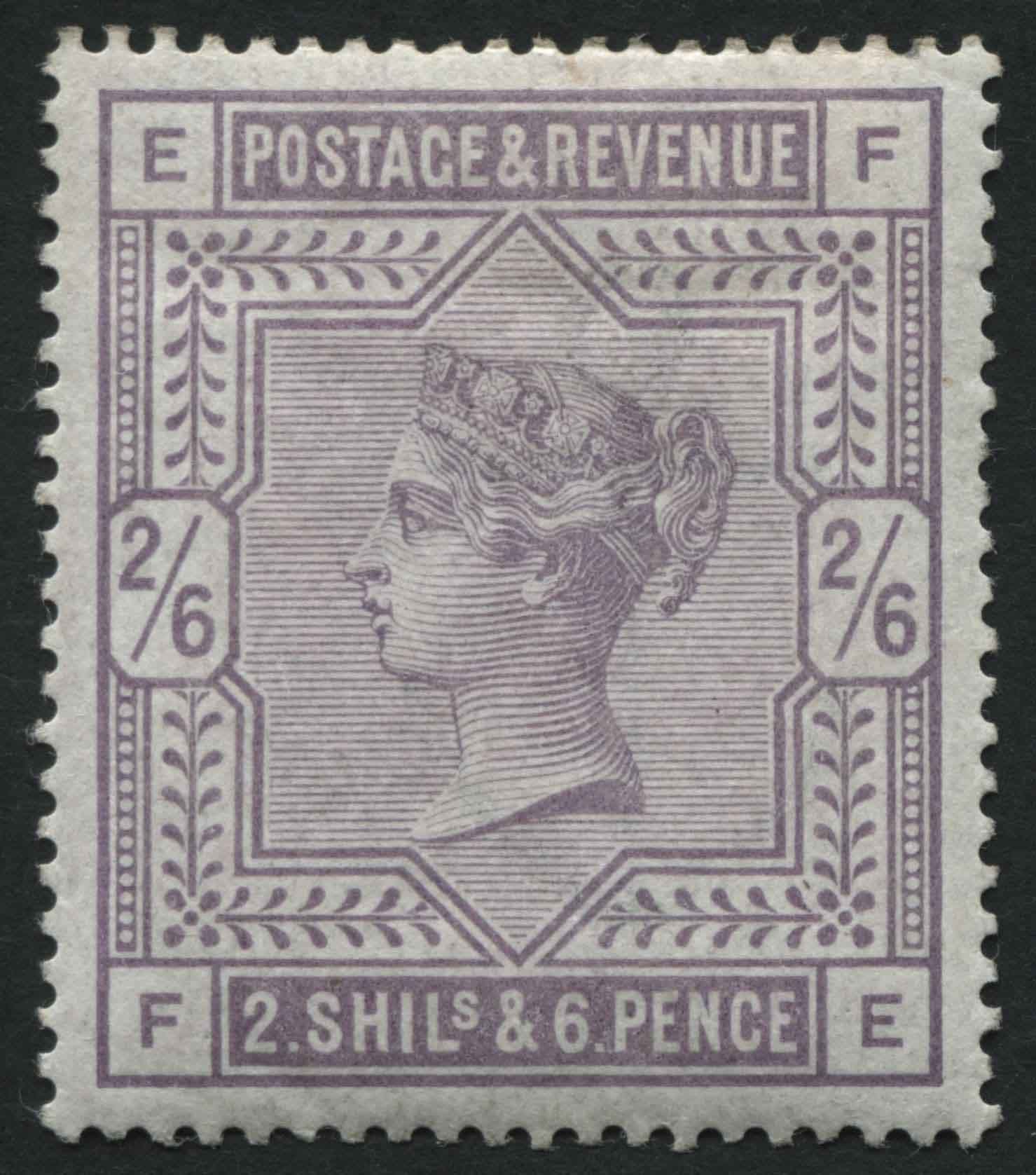 SG178 2/6d Lilac mint, fine colour