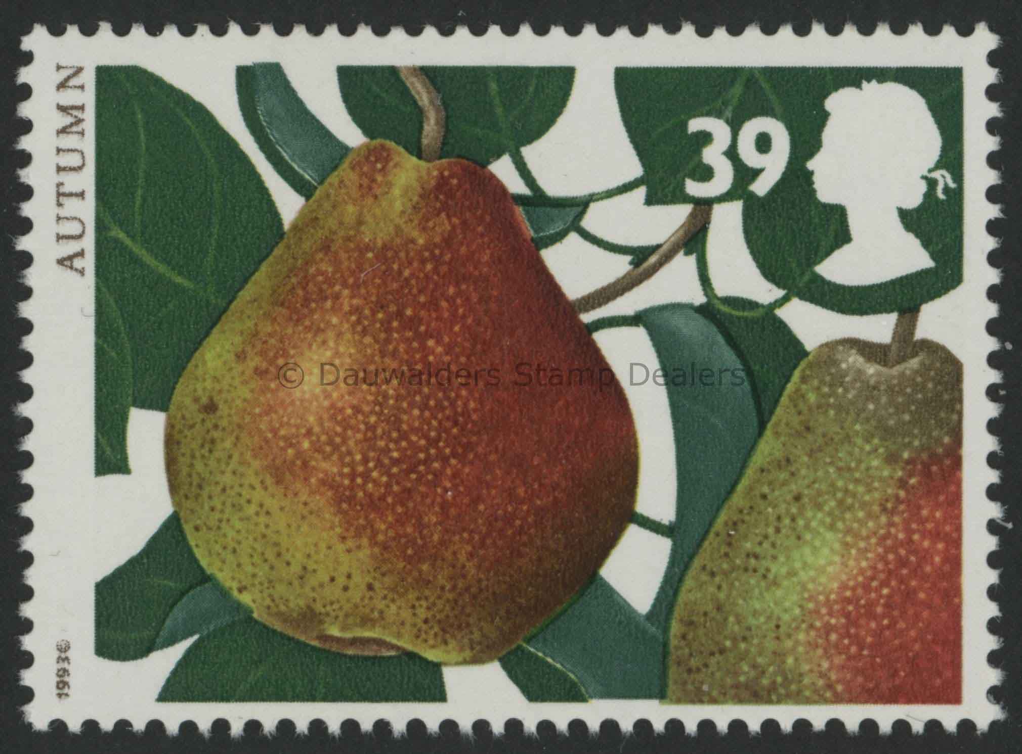 SG1783 39p Pear 1993 Autumn