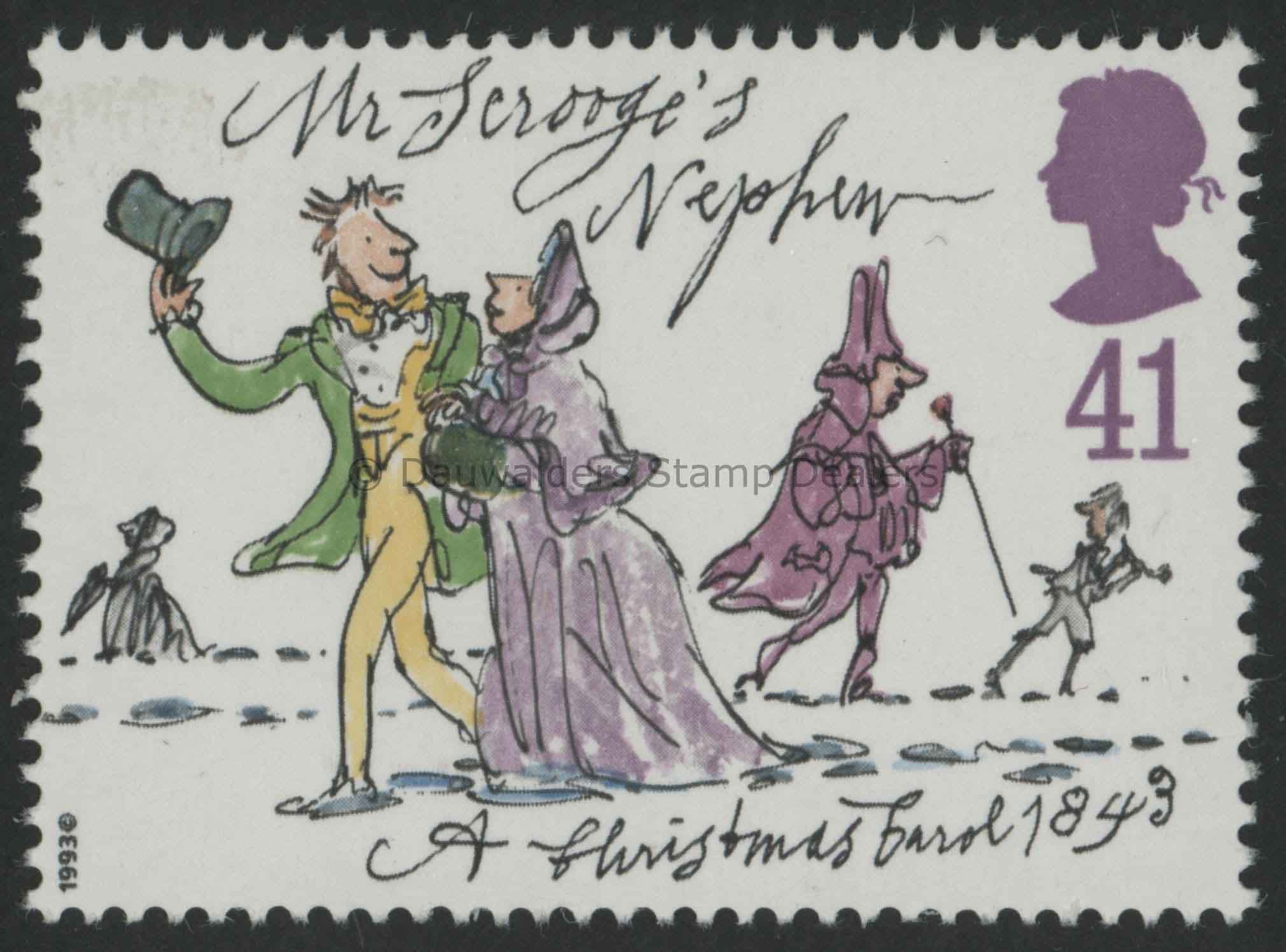 SG1794 41p Scrooge's Nephew 1993 Christmas 'Christmas Carol'