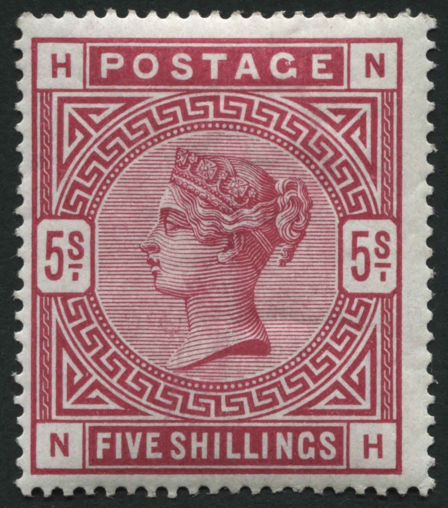 SG180 5s Rose v fine, lightly mounted mint, well centred