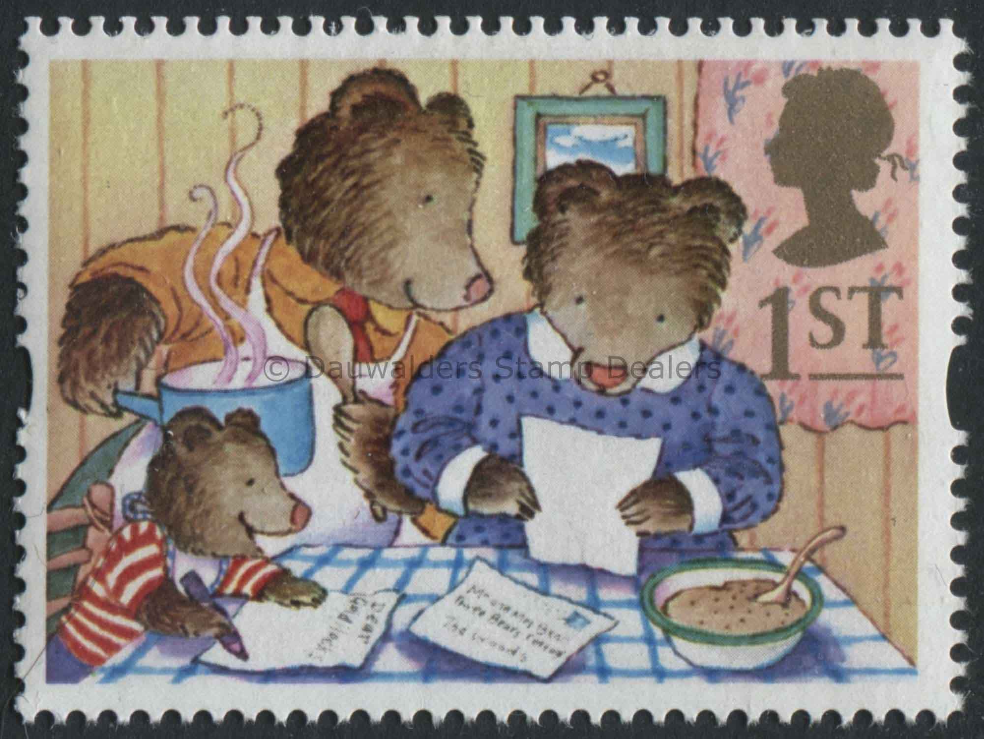 SG1801 1st Three Bears 1994 Greetings 'Messages'