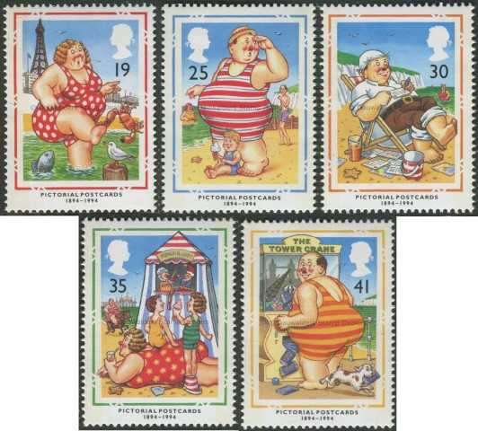 SG1815-1819 Set of 5 1994 Postcards