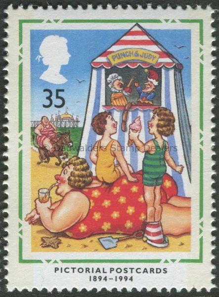 SG1818 35p Punch and Judy 1994 Postcards