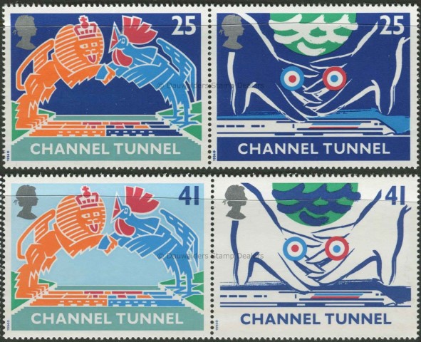 SG1820-1823 Set of 4 1994 Channel Tunnel