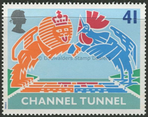 SG1822 41p Lion and Cockerel 1994 Channel Tunnel