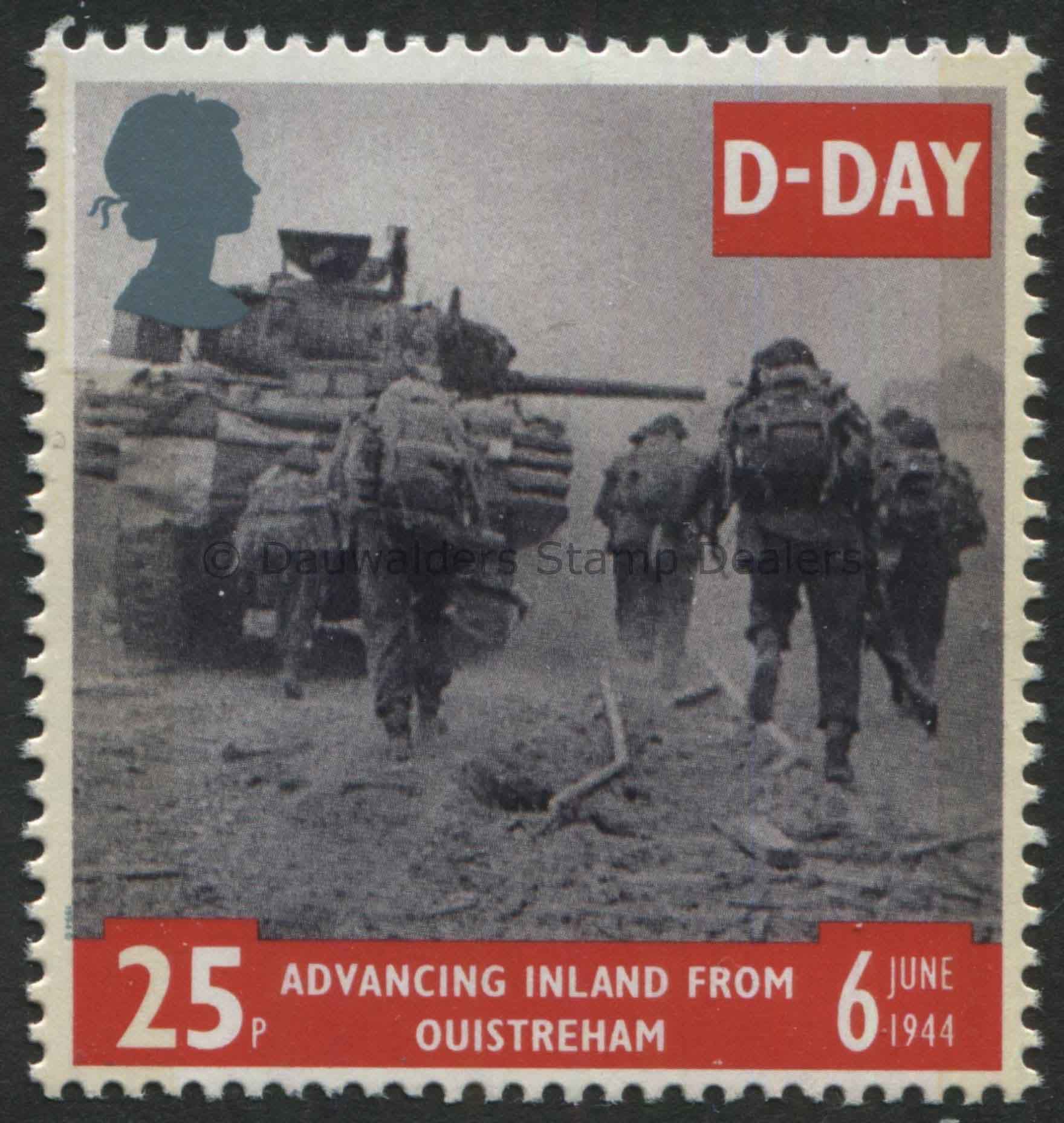 SG1828 25p Ouistreham 1994 50th Anniv. Of D-Day