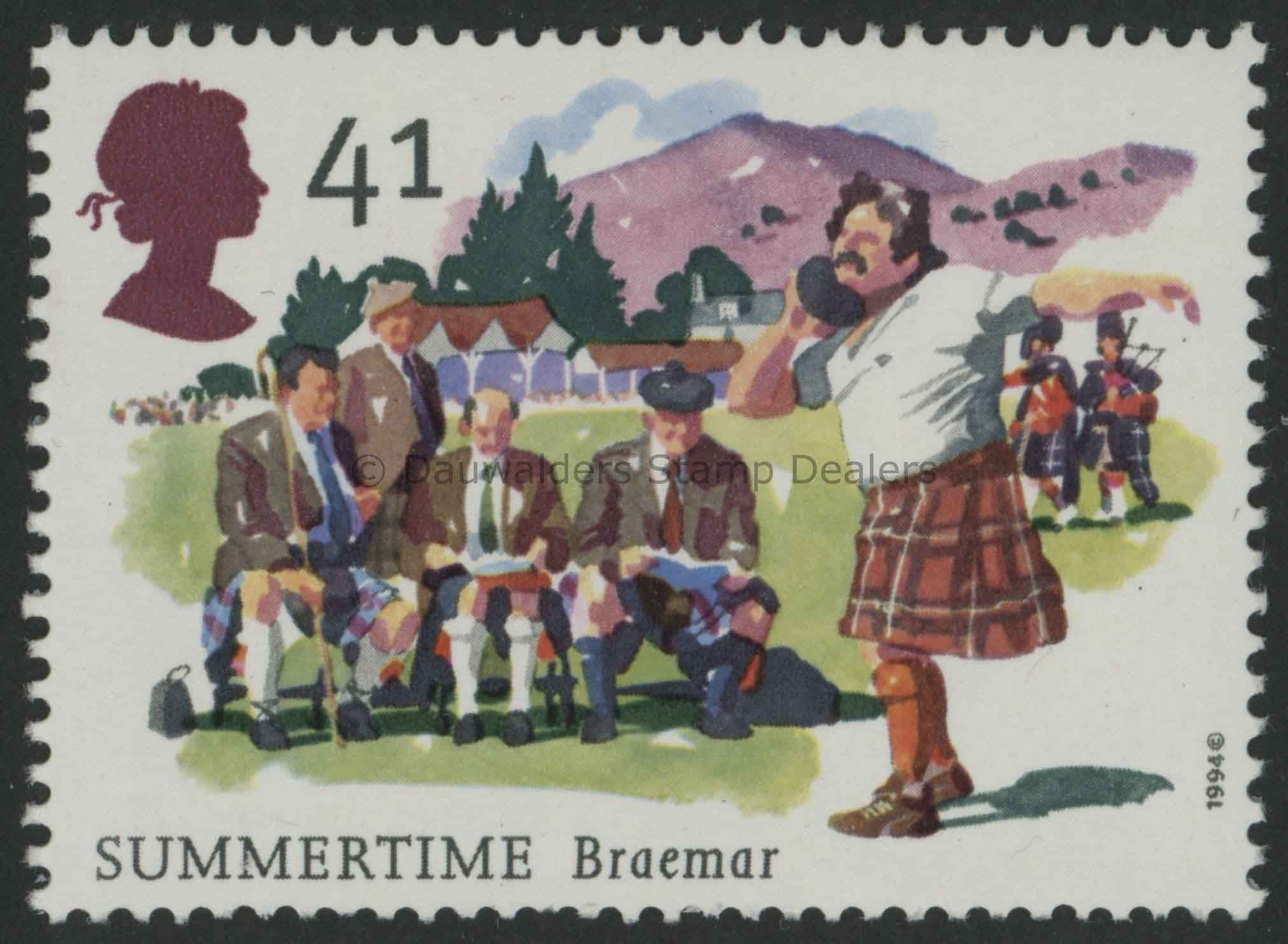 SG1838 41p Braemar 1994 Summertime