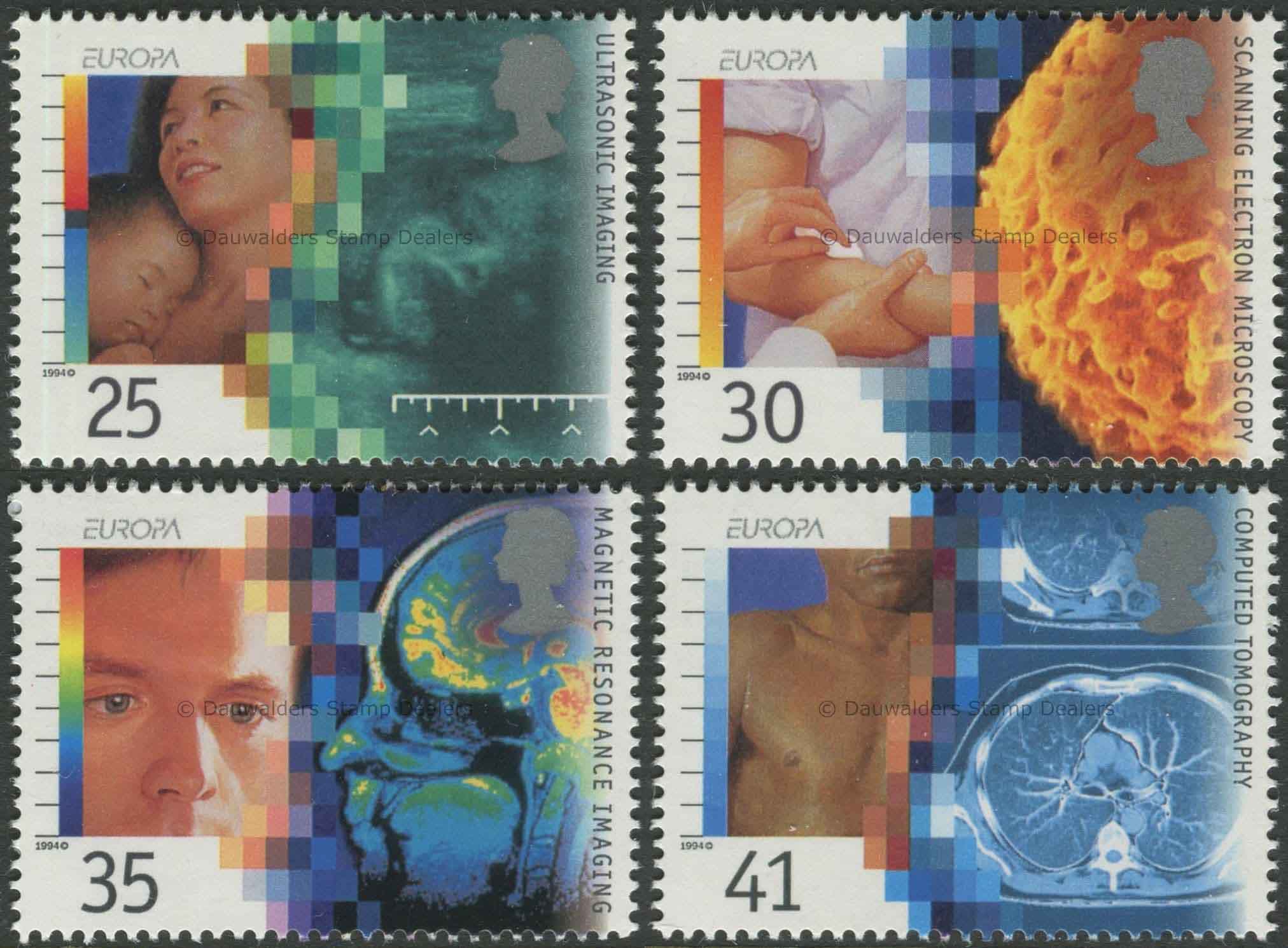 SG1839-1842 Set of 4 1994 Medical Discoveries