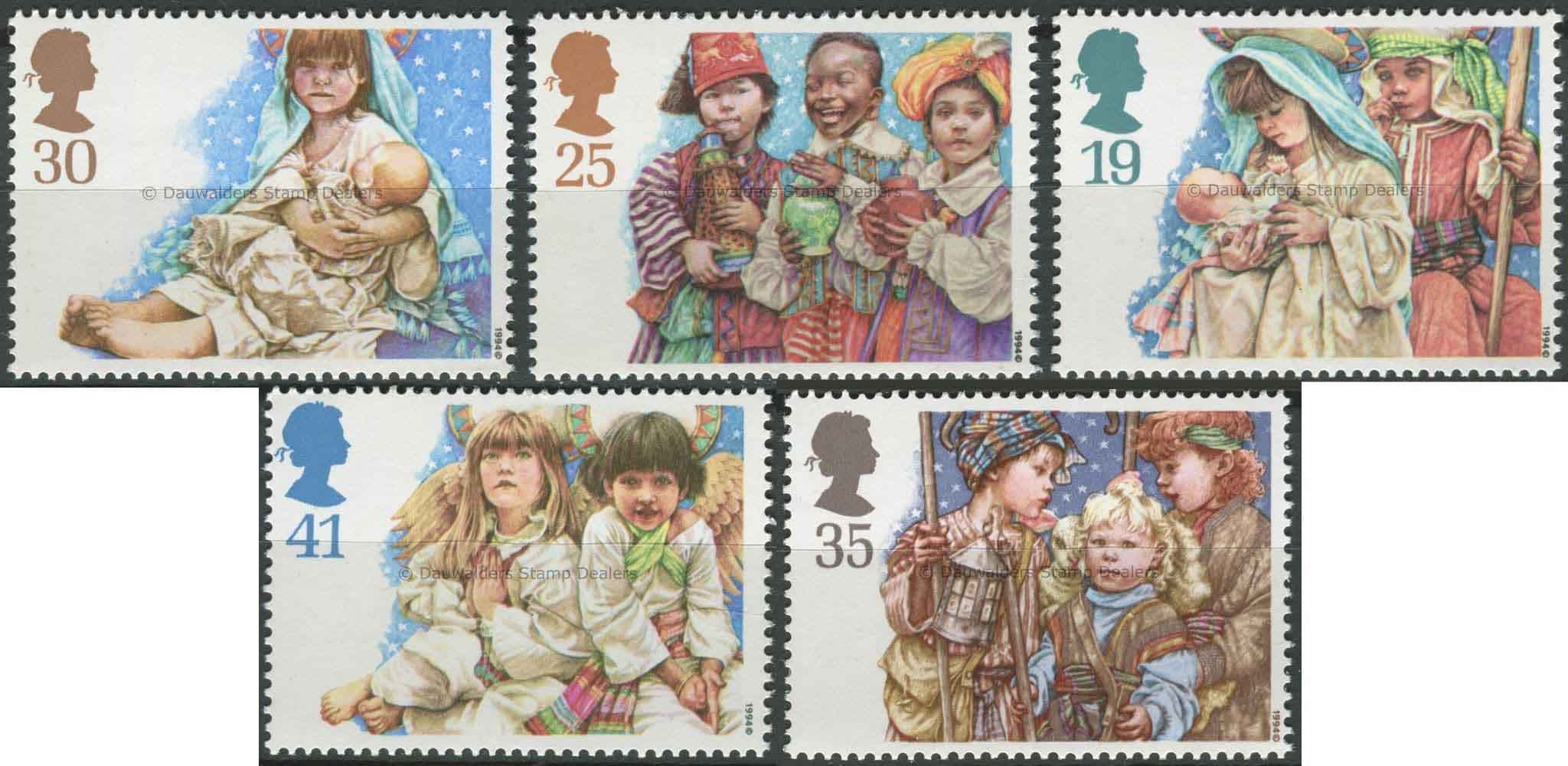 SG1843-1847 Set of 5 Christmas