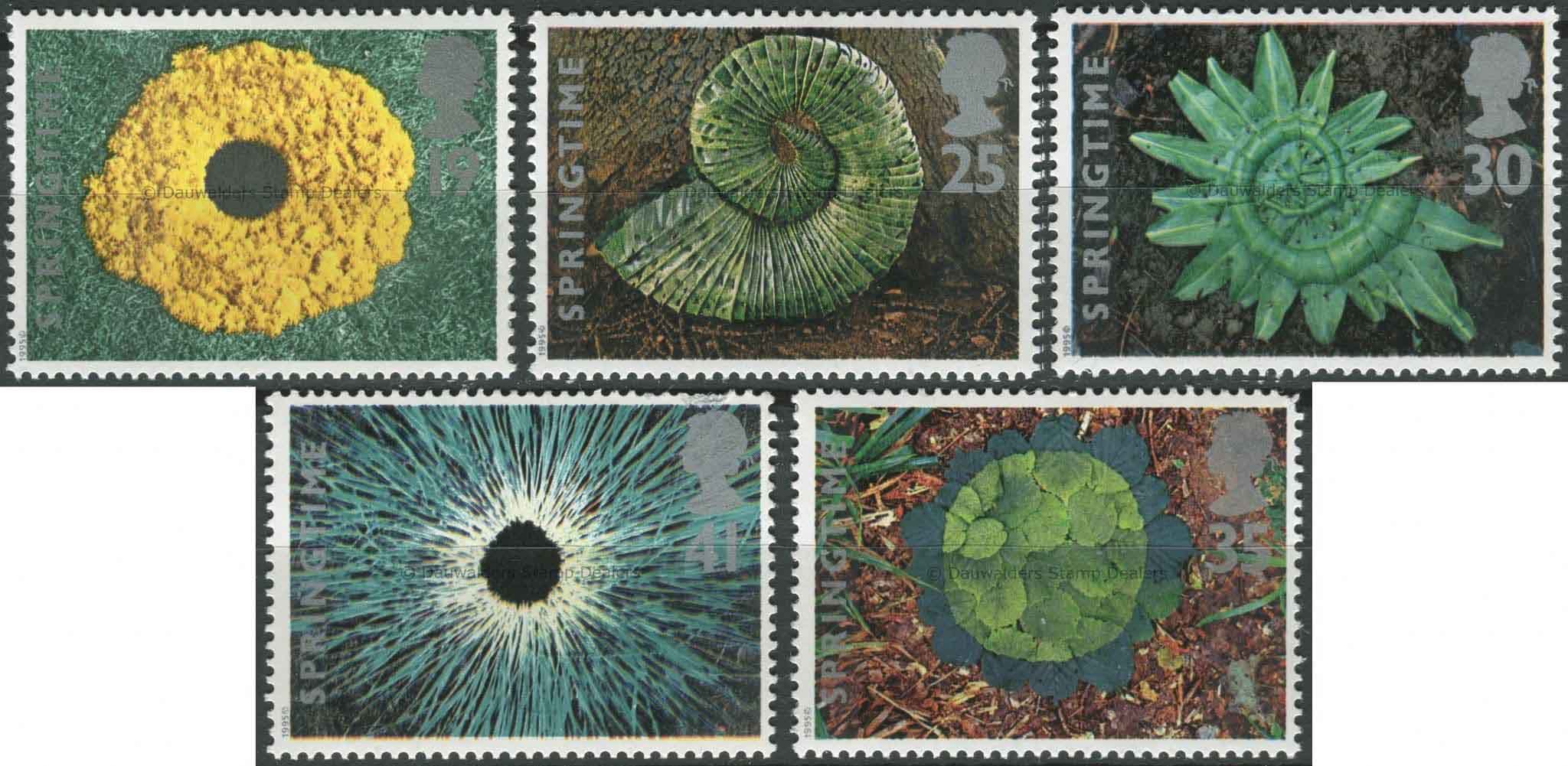 SG1853-1857 Set of 5 1995 Summertime