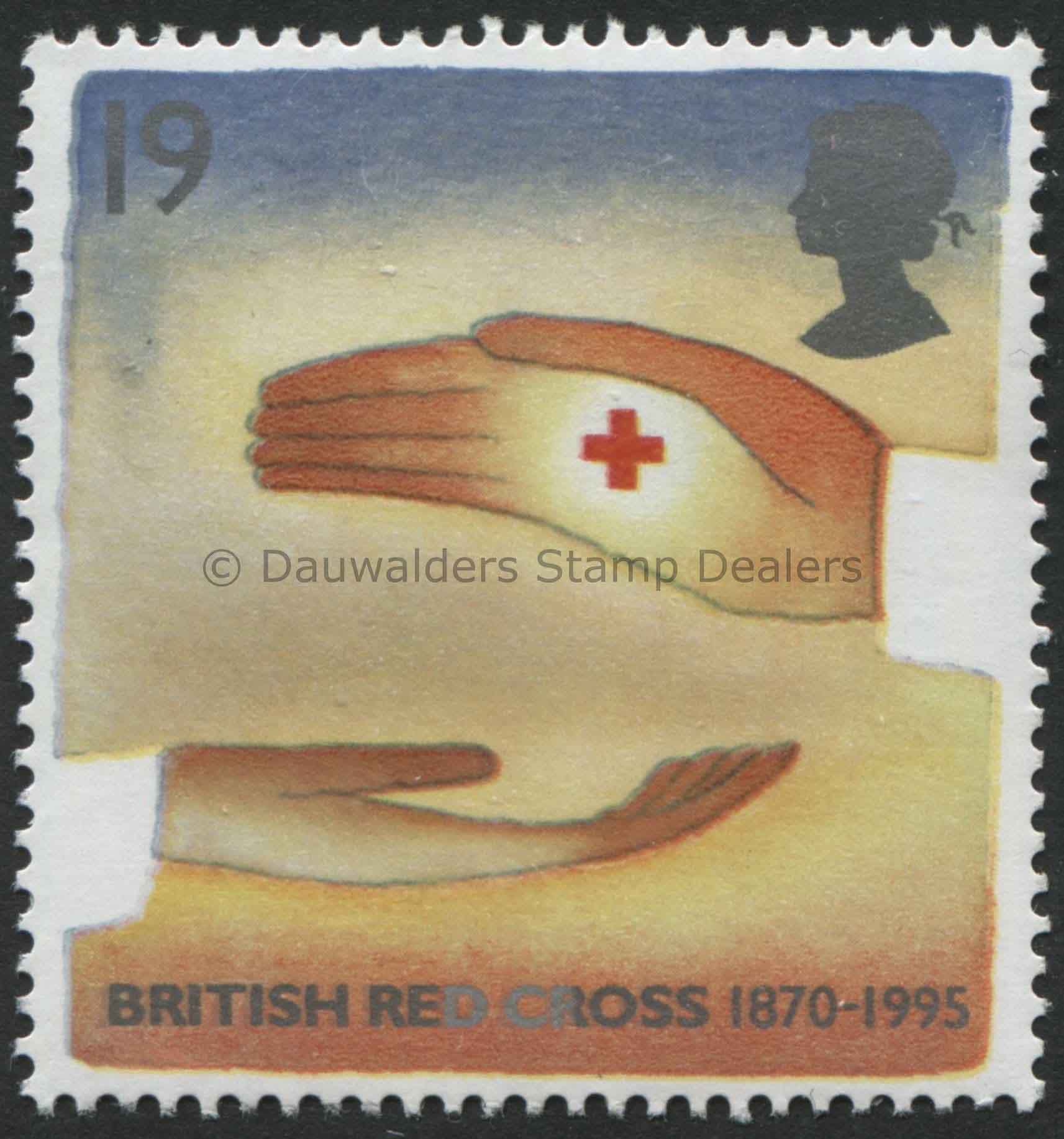 SG1874 19p Hand and Red Cross 1995 Europa/Peace