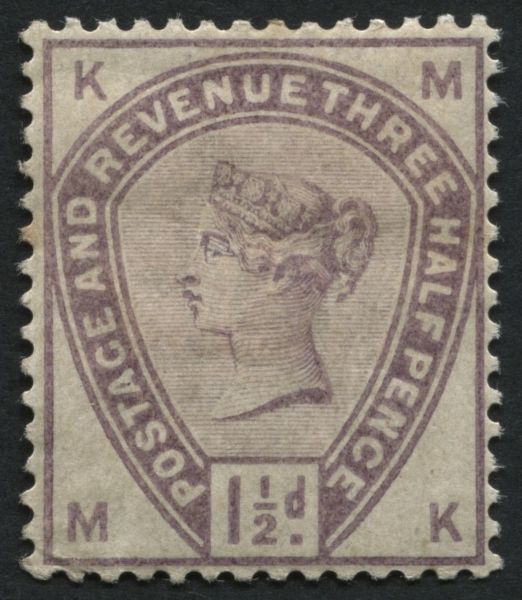 SG188 1d Lilac mint, part original gum, toning