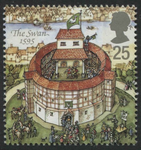 SG1882 25p The Swan 1995 Shakespeare