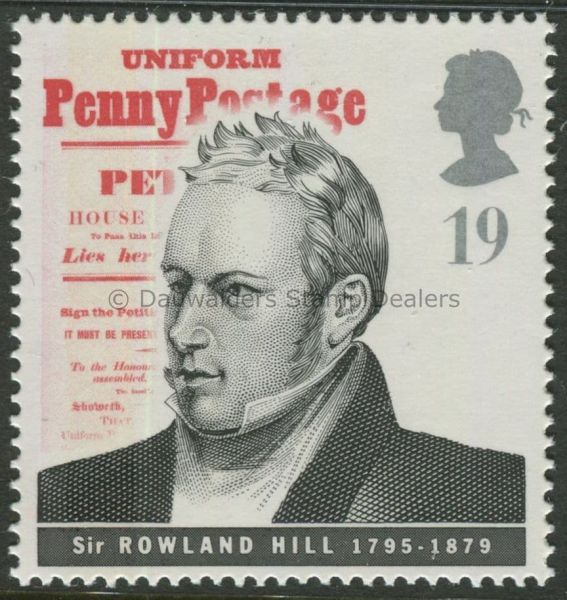 SG1887 19p Rowland Hill - P. Post 1995 Communications