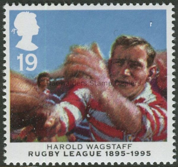 SG1891 19p Harold Wagstaff 1995 Rugby League