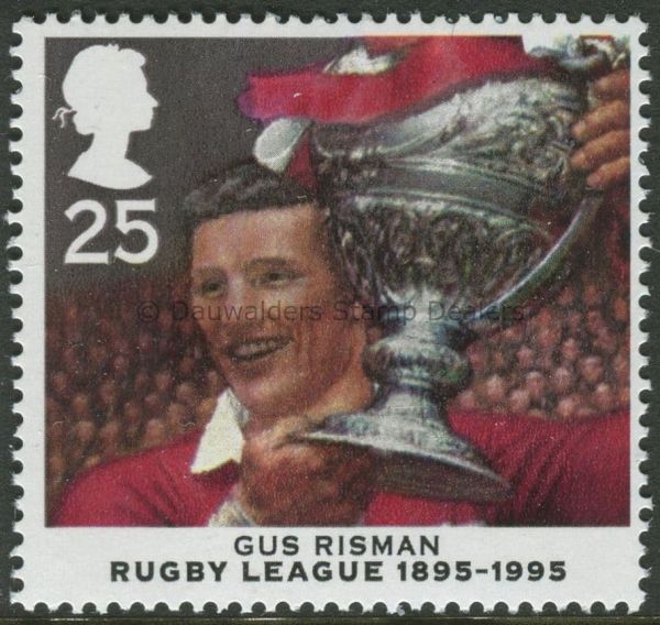 SG1892 25p Gus Risman 1995 Rubgy League