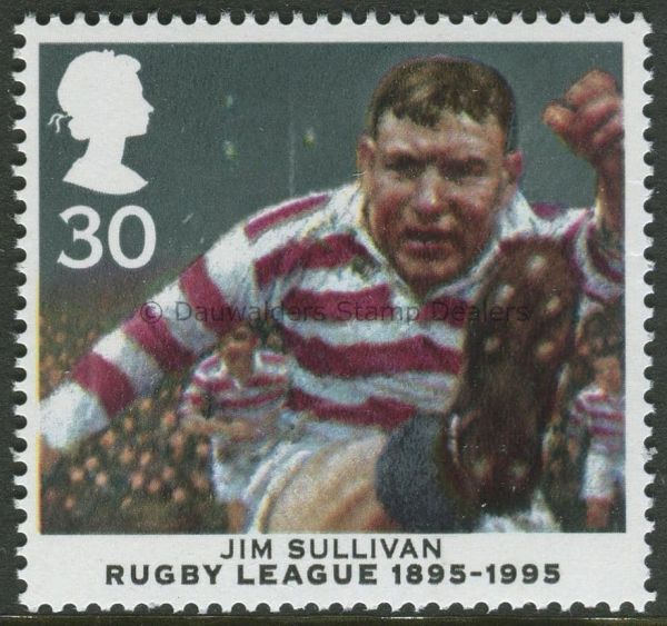 SG1893 30p Jim Sullivan 1995 Rugby League