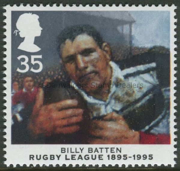 SG1894 35p Billy Battem 1995 Rugby League