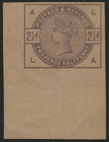 SG190 Colour trial imperforate 2d Lilac/Buff