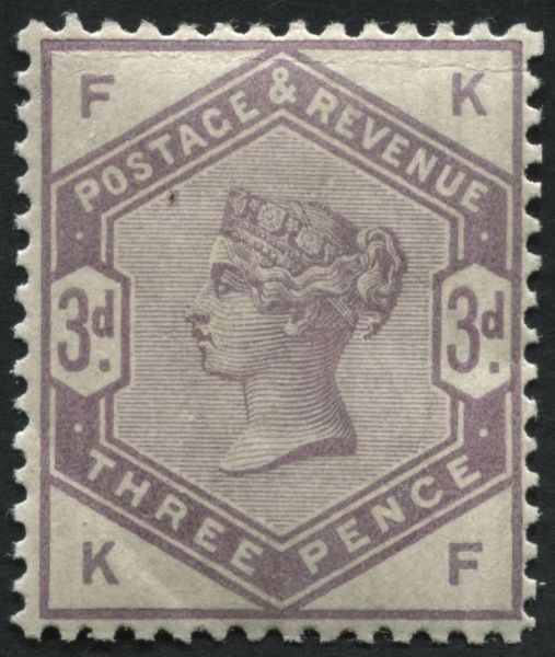 SG191 3d Lilac, U/M with light corner crease