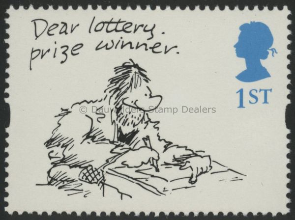 SG1910 1st 'Dear Lottery..' 1996 Greetings - Cartoons