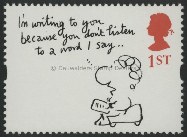 SG1911 1st 'I'm writing be-' 1996 Greetings - Cartoons